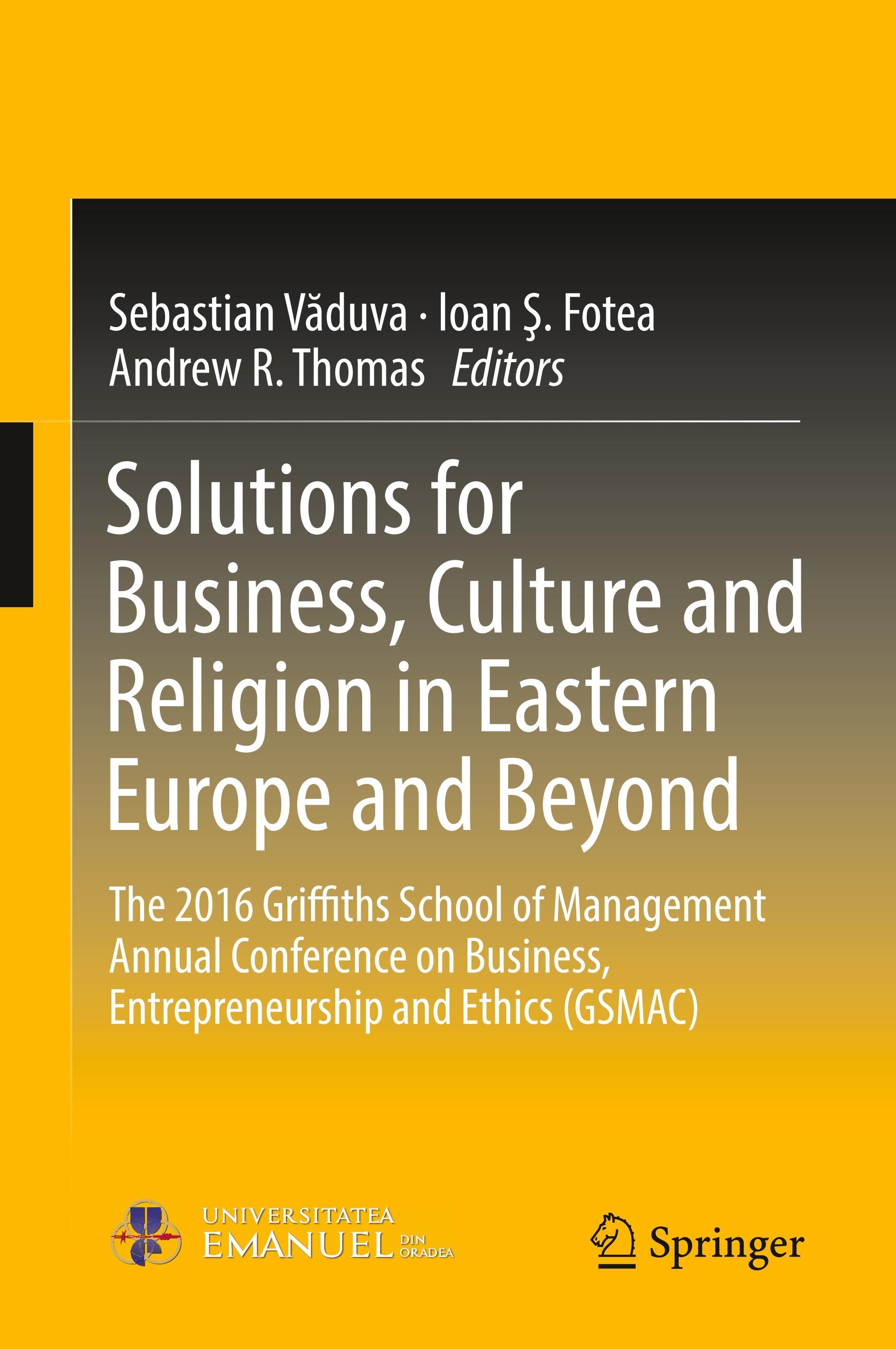 Vorderes Coverbild Solutions for Business, Culture and Religion in Eastern Europe and Beyond