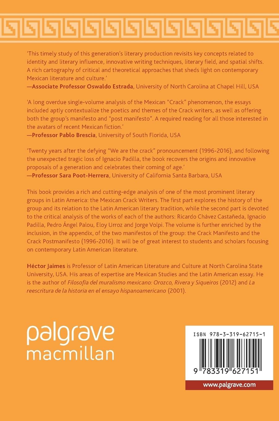 Rückseitencover The Mexican Crack Writers