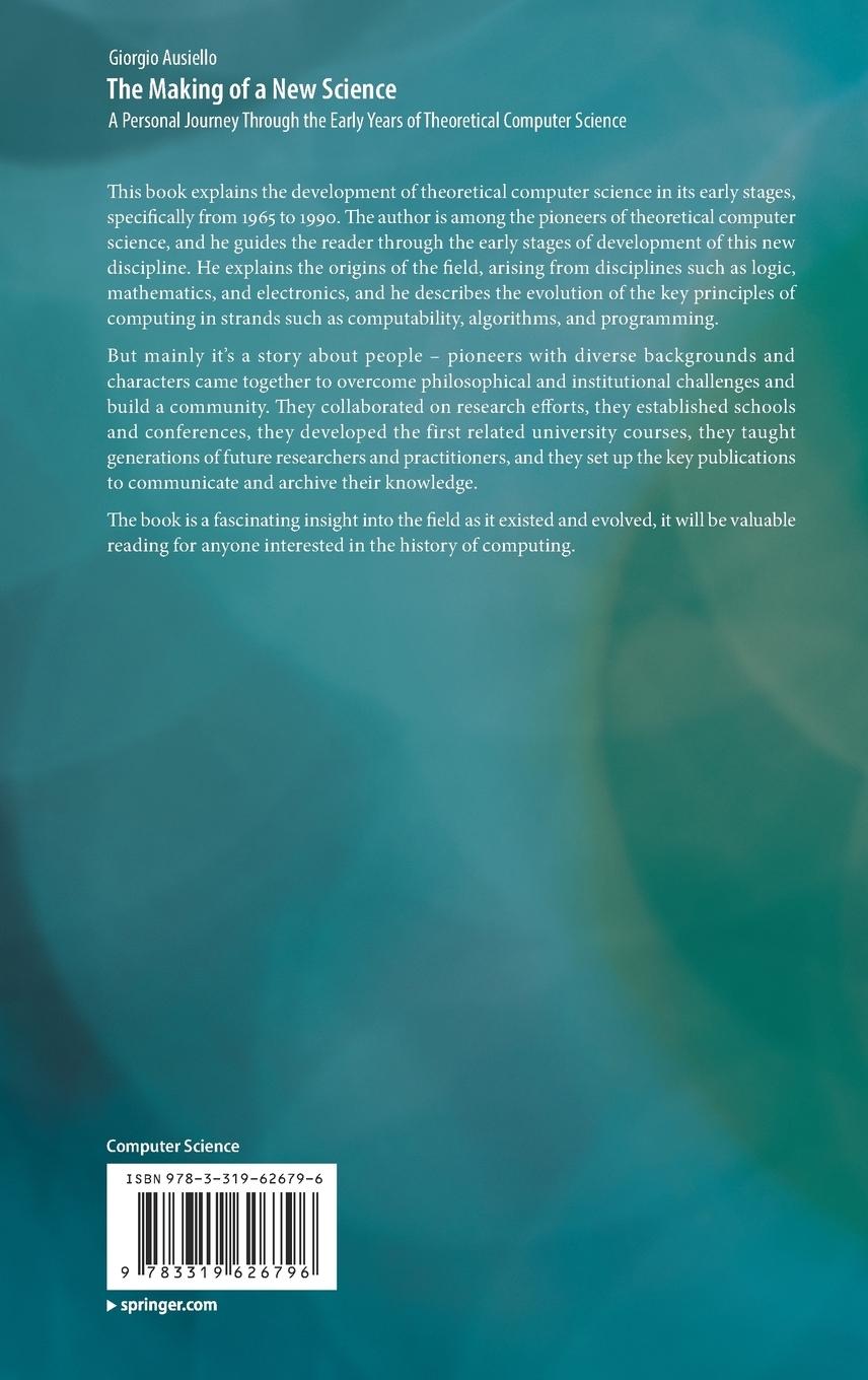 Rückseitencover The Making of a New Science