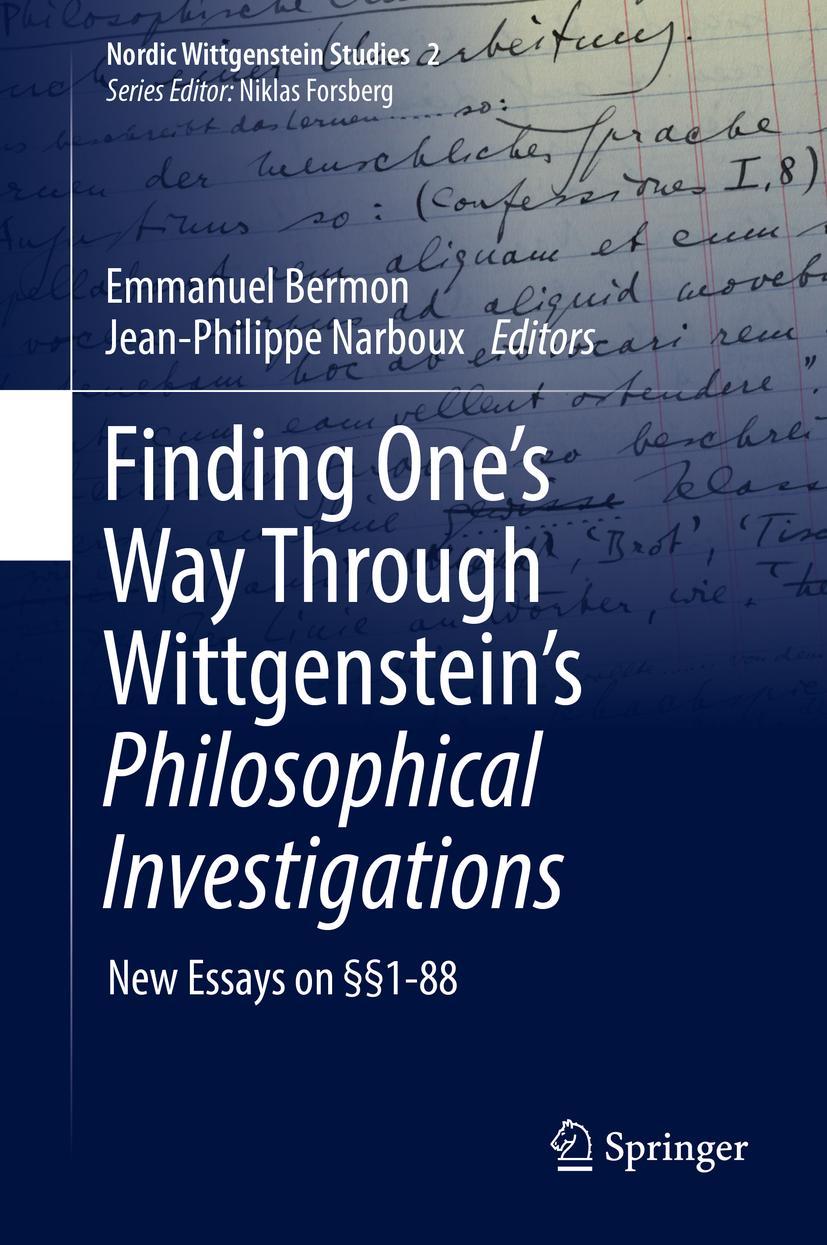 Vorderes Coverbild Finding One's Way Through Wittgenstein's Philosophical Investigations