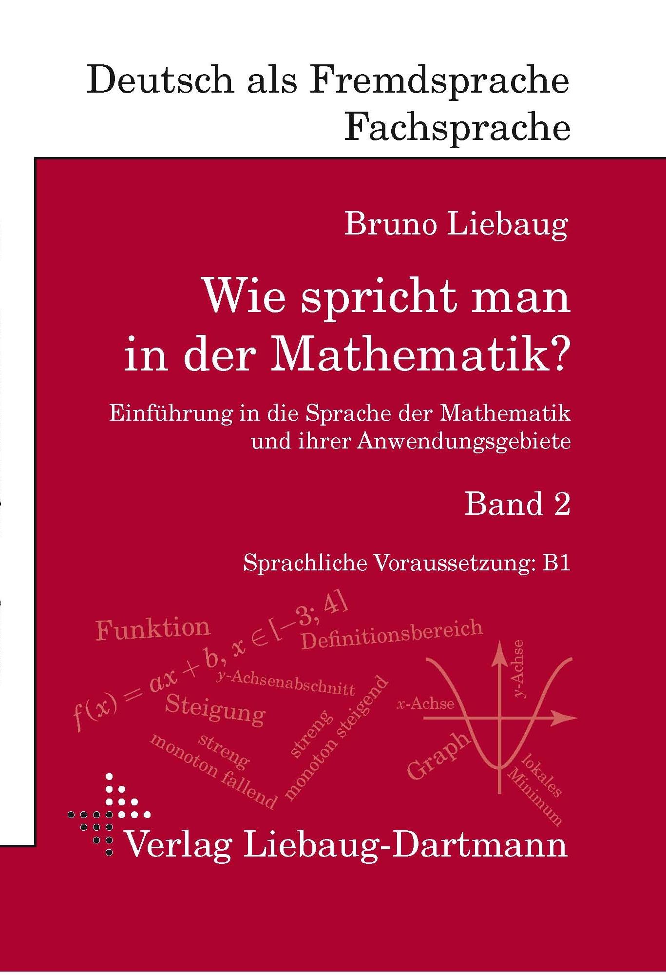 Vorderes Coverbild Wie spricht man in der Mathematik? Band 2