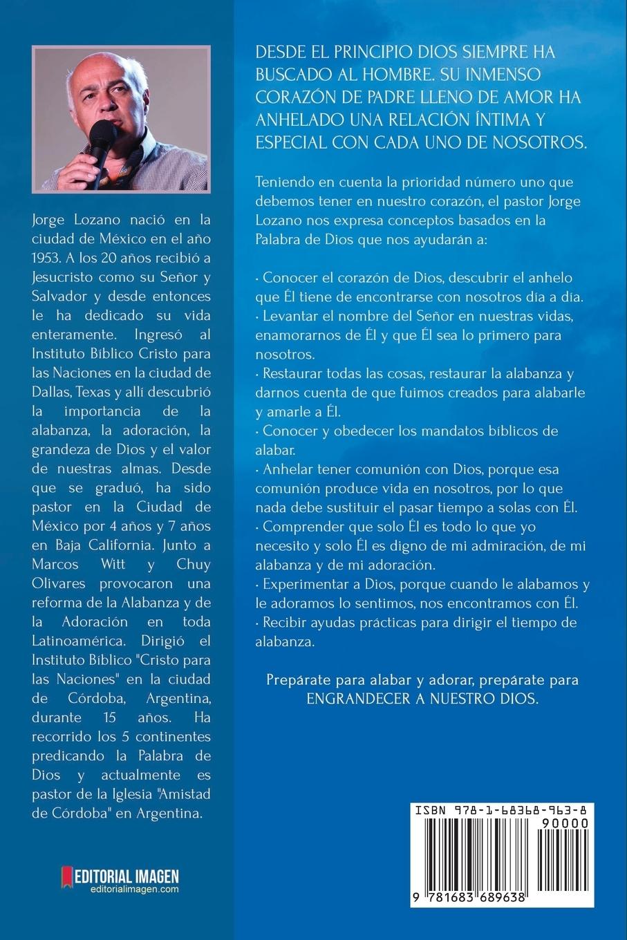 Rückseitencover Engrandeced a Nuestro Dios