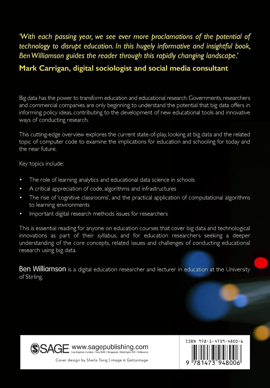 Rückseitencover Big Data in Education