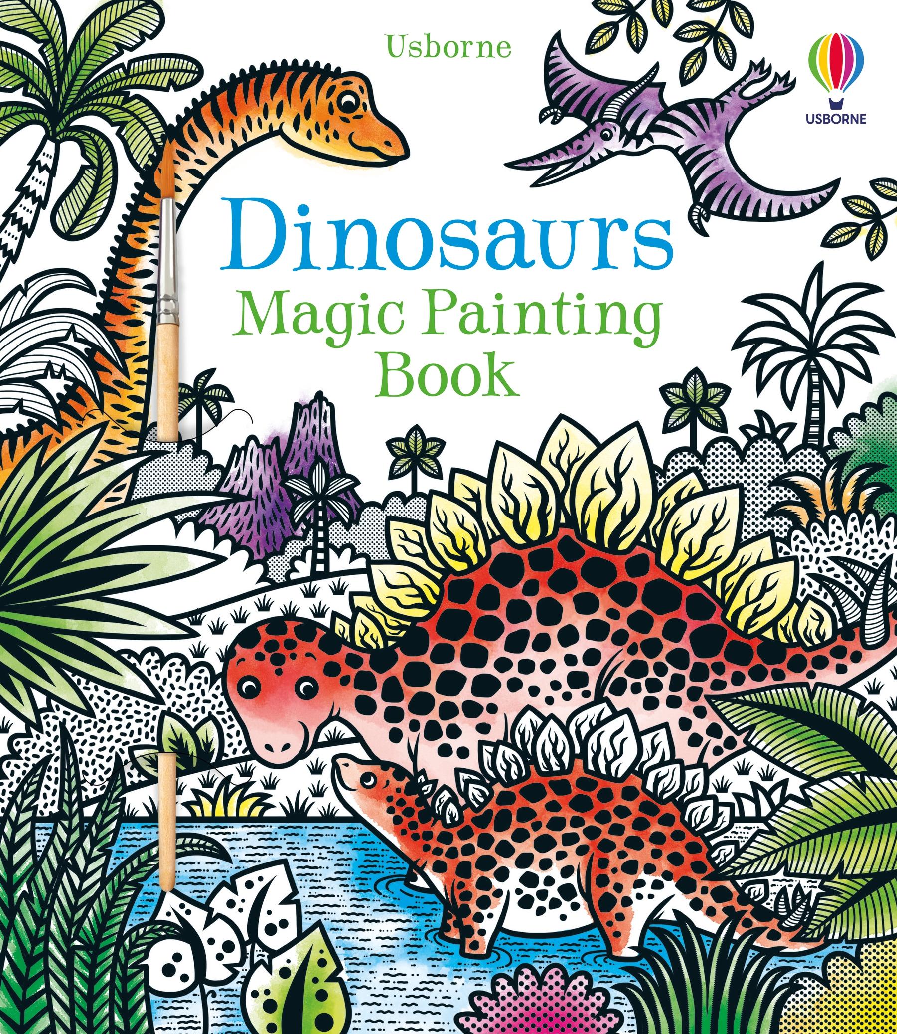 Vorderes Coverbild Dinosaurs Magic Painting Book