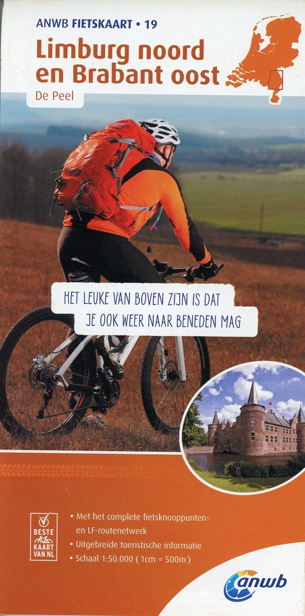 Vorderes Coverbild Radwanderkarte 19 Limburg noord, Brabant oost & De Peel 1:50 000