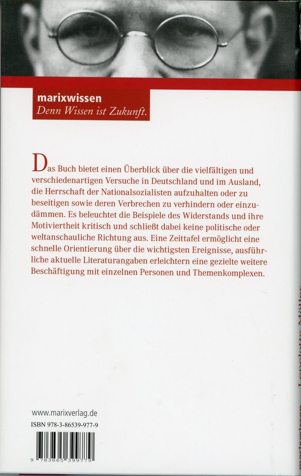 Beispielinhalt (Bild) Widerstand gegen den Nationalsozialismus