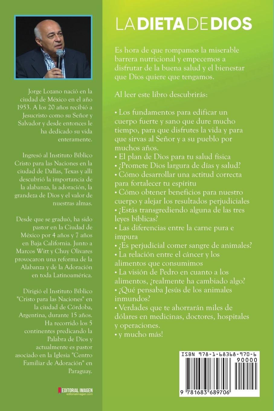 Rückseitencover La Dieta de Dios