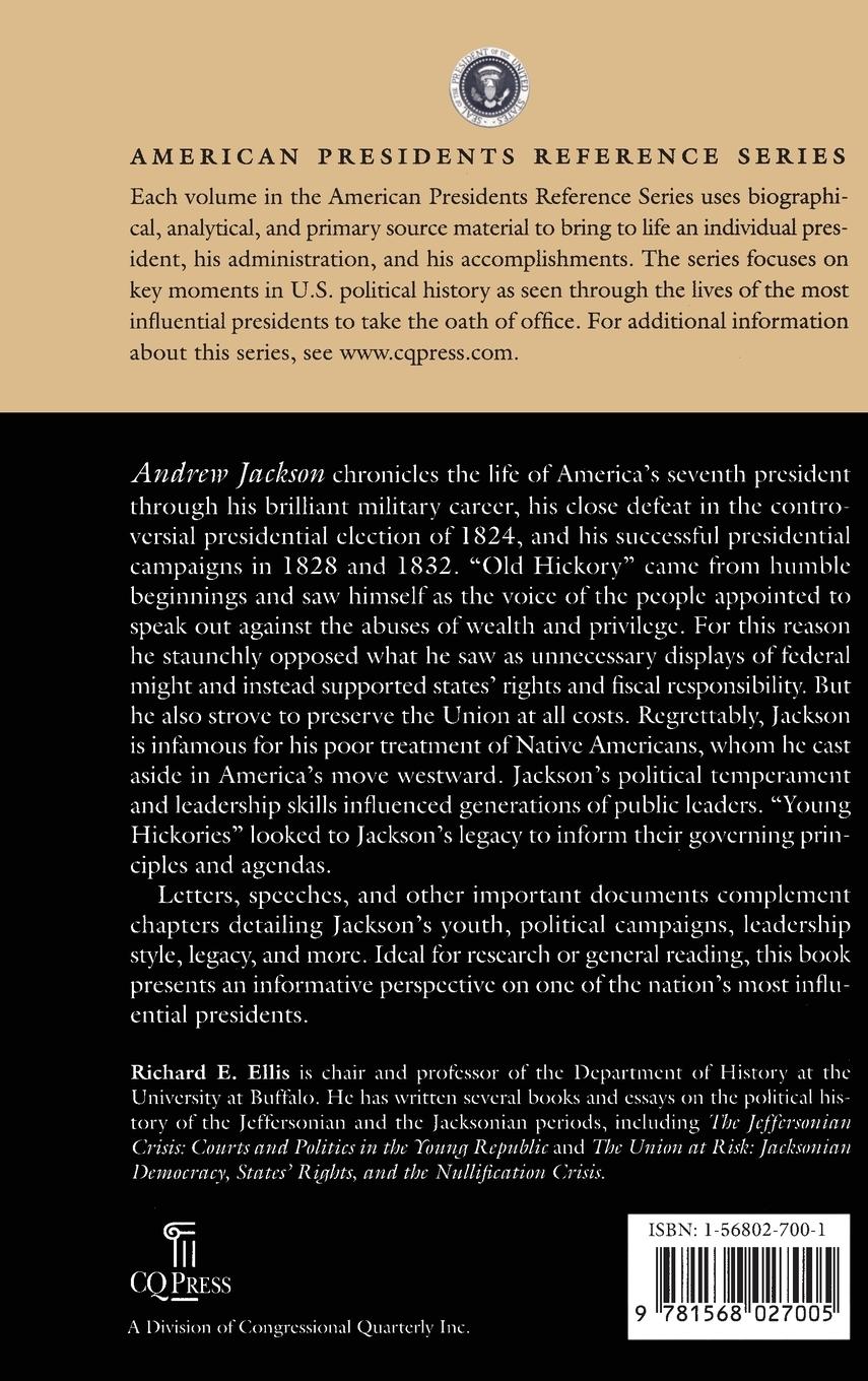 Rückseitencover Andrew Jackson