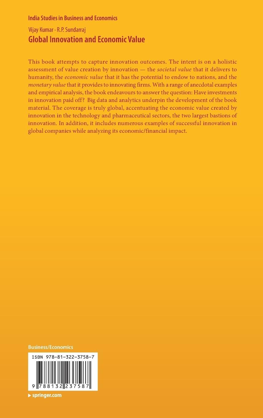Rückseitencover Global Innovation and Economic Value