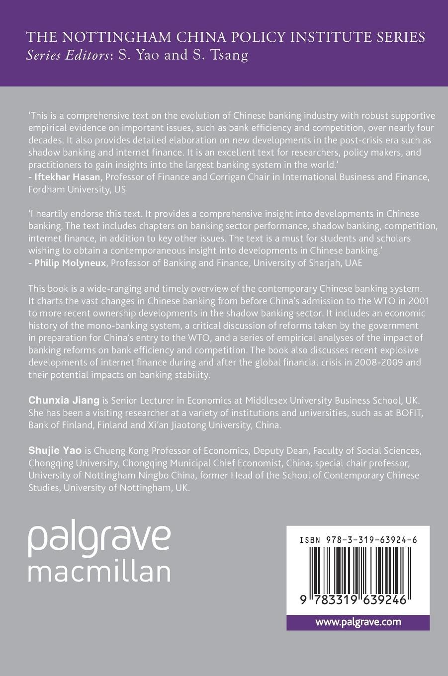 Rückseitencover Chinese Banking Reform