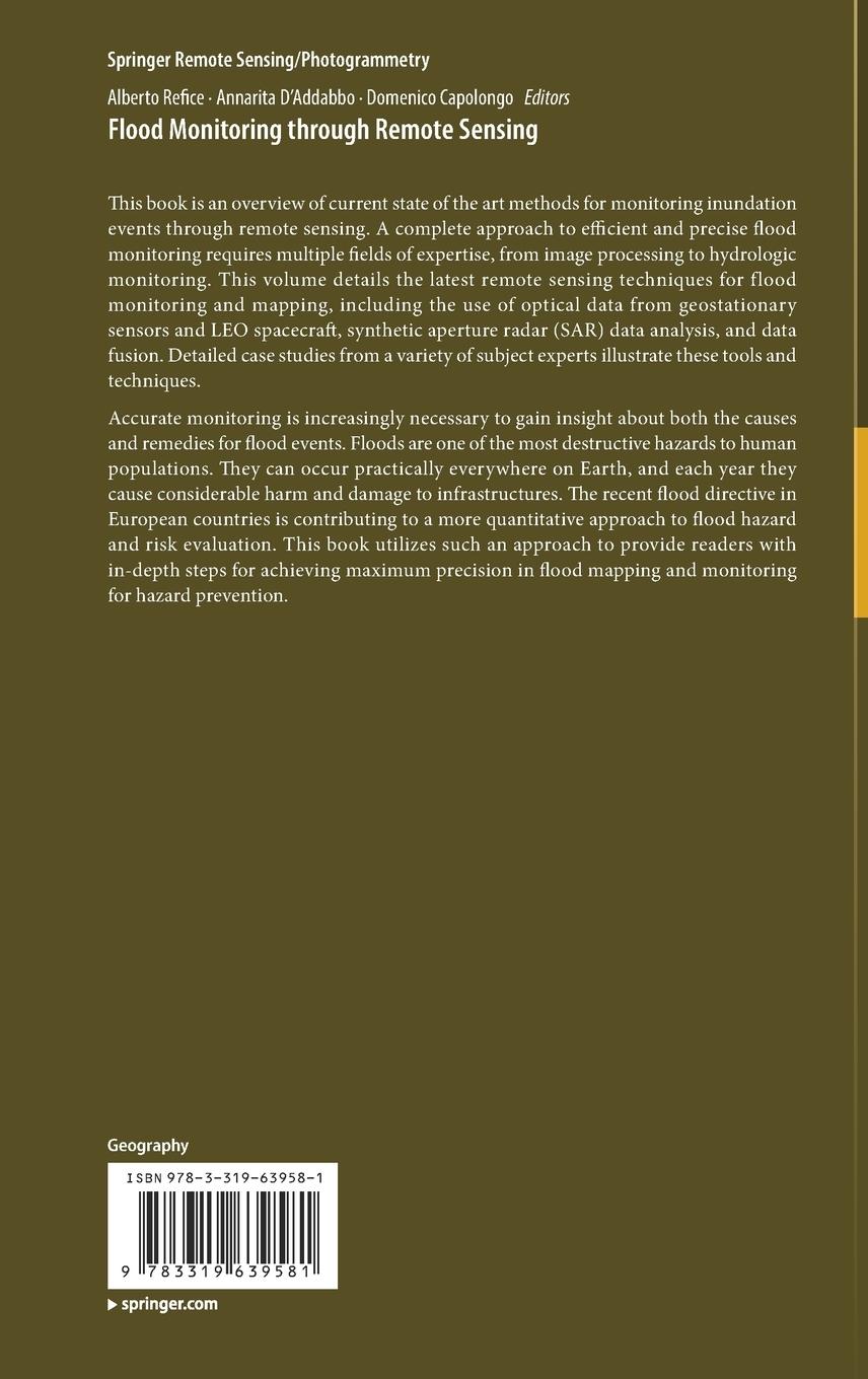 Rückseitencover Flood Monitoring through Remote Sensing