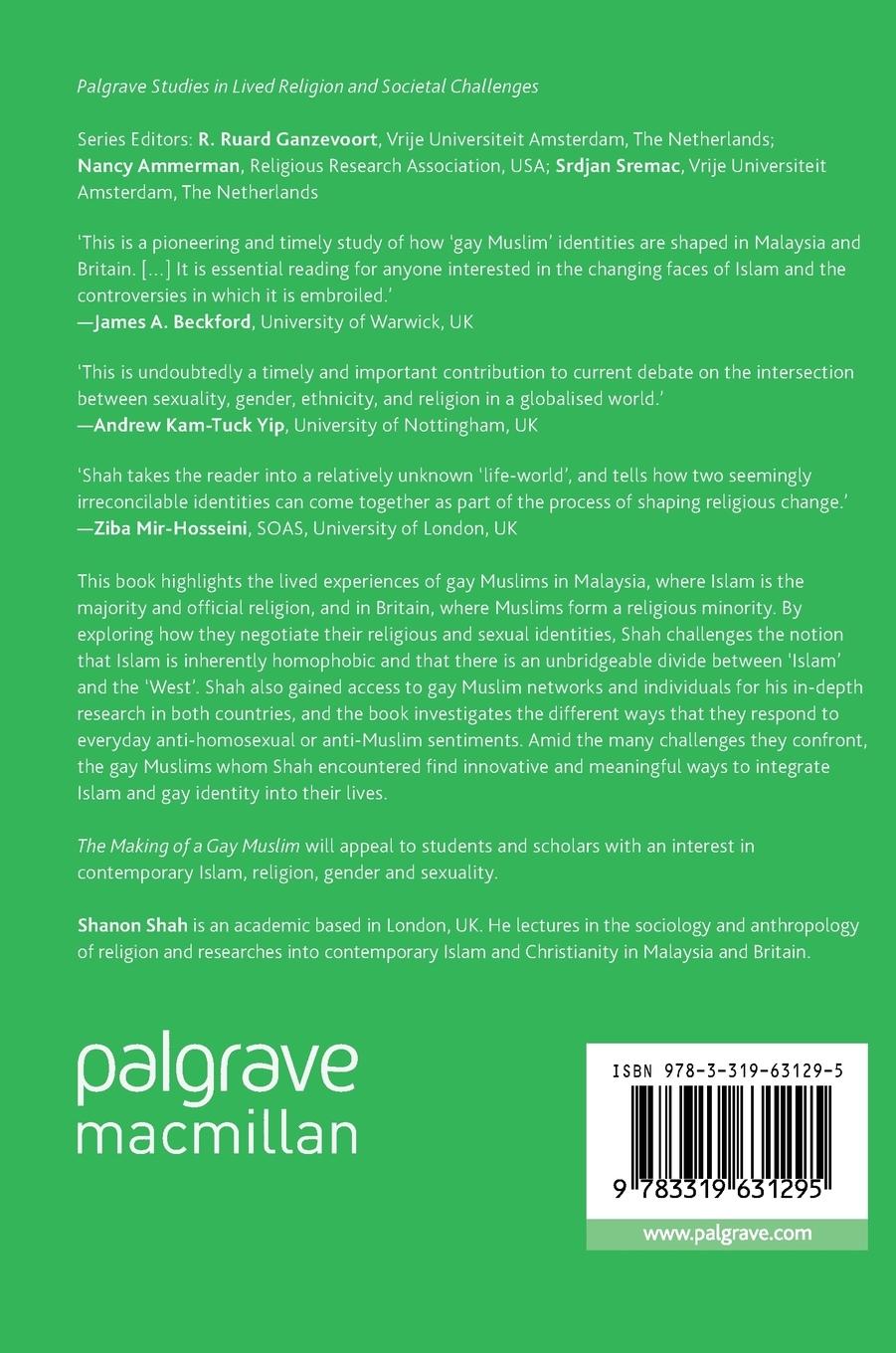 Rückseitencover The Making of a Gay Muslim
