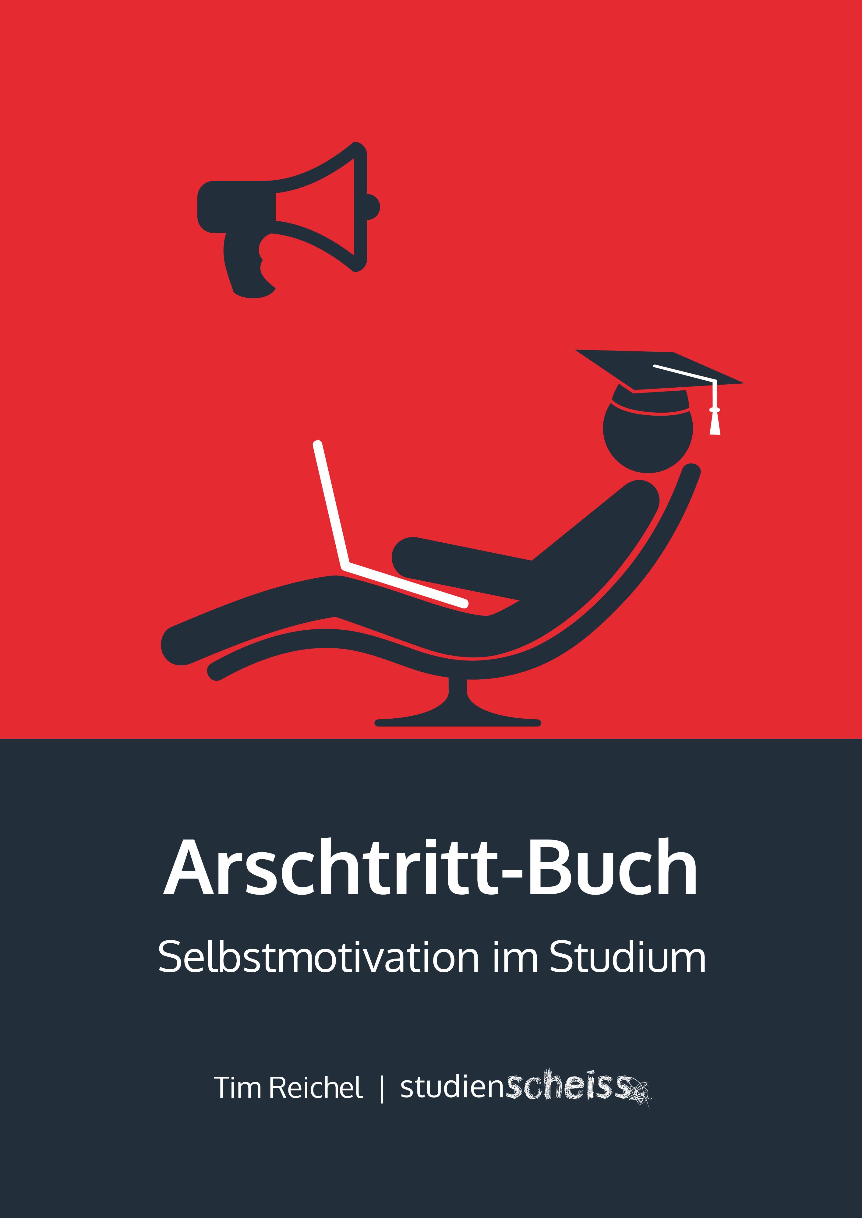 Vorderes Coverbild Arschtritt-Buch
