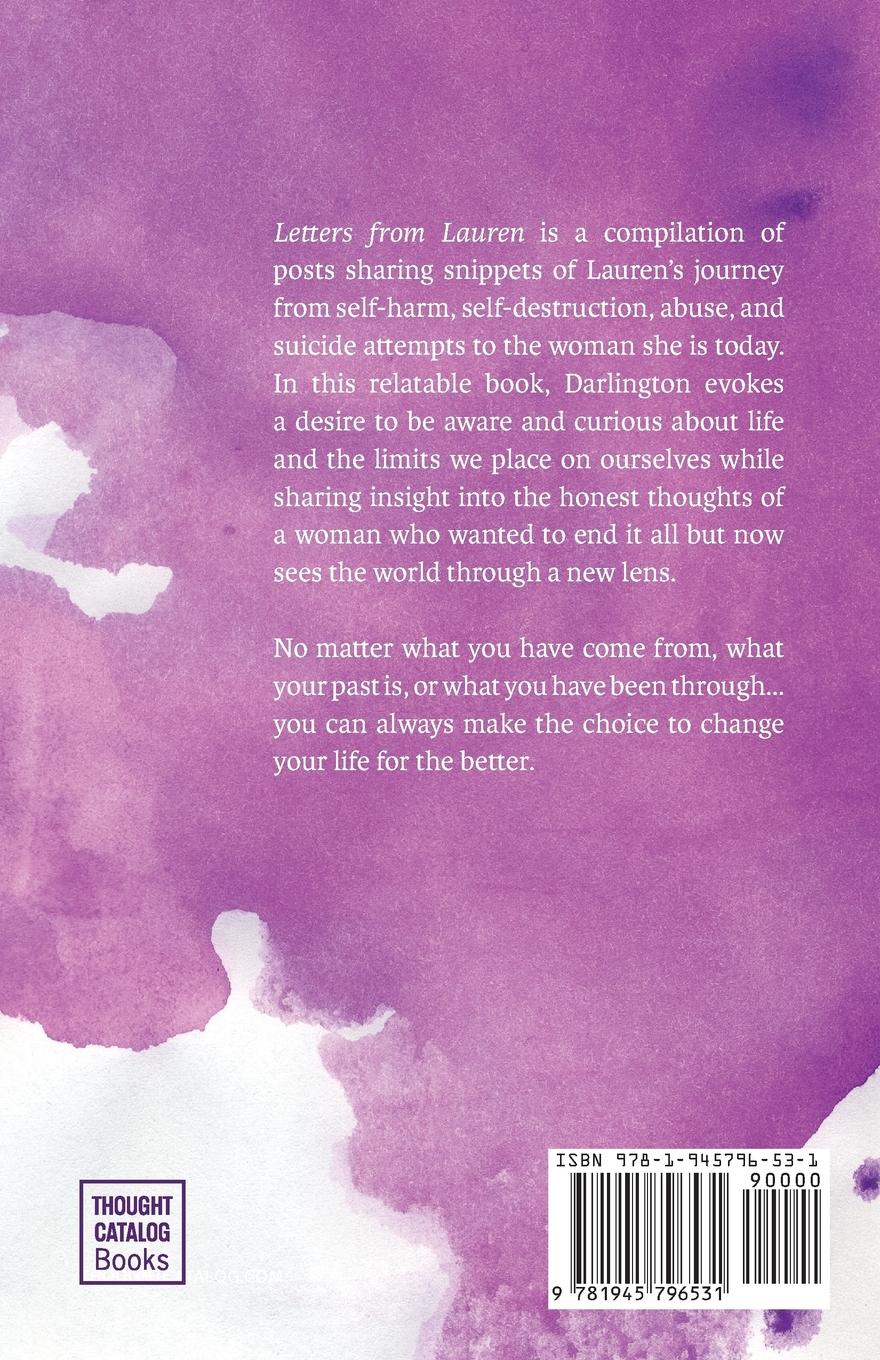 Rückseitencover Letters from Lauren