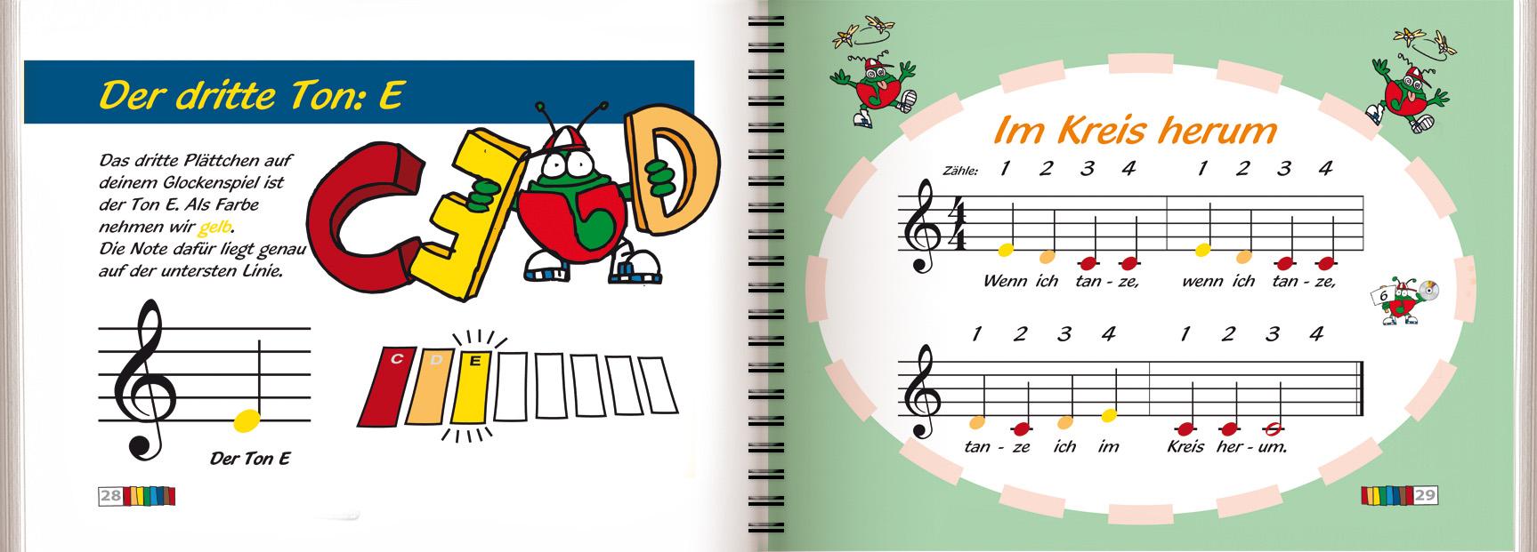 Beispielinhalt (Bild) Voggys Glockenspielschule