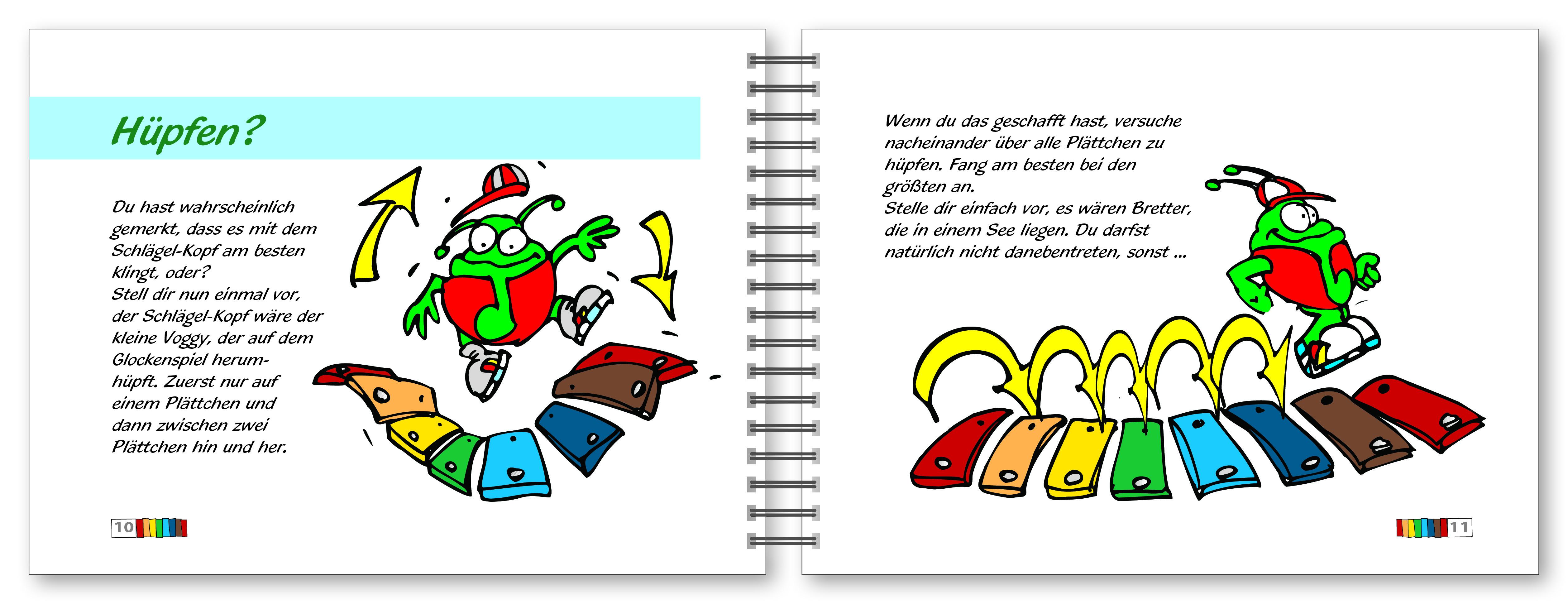Beispielinhalt (Bild) Voggys Glockenspielschule