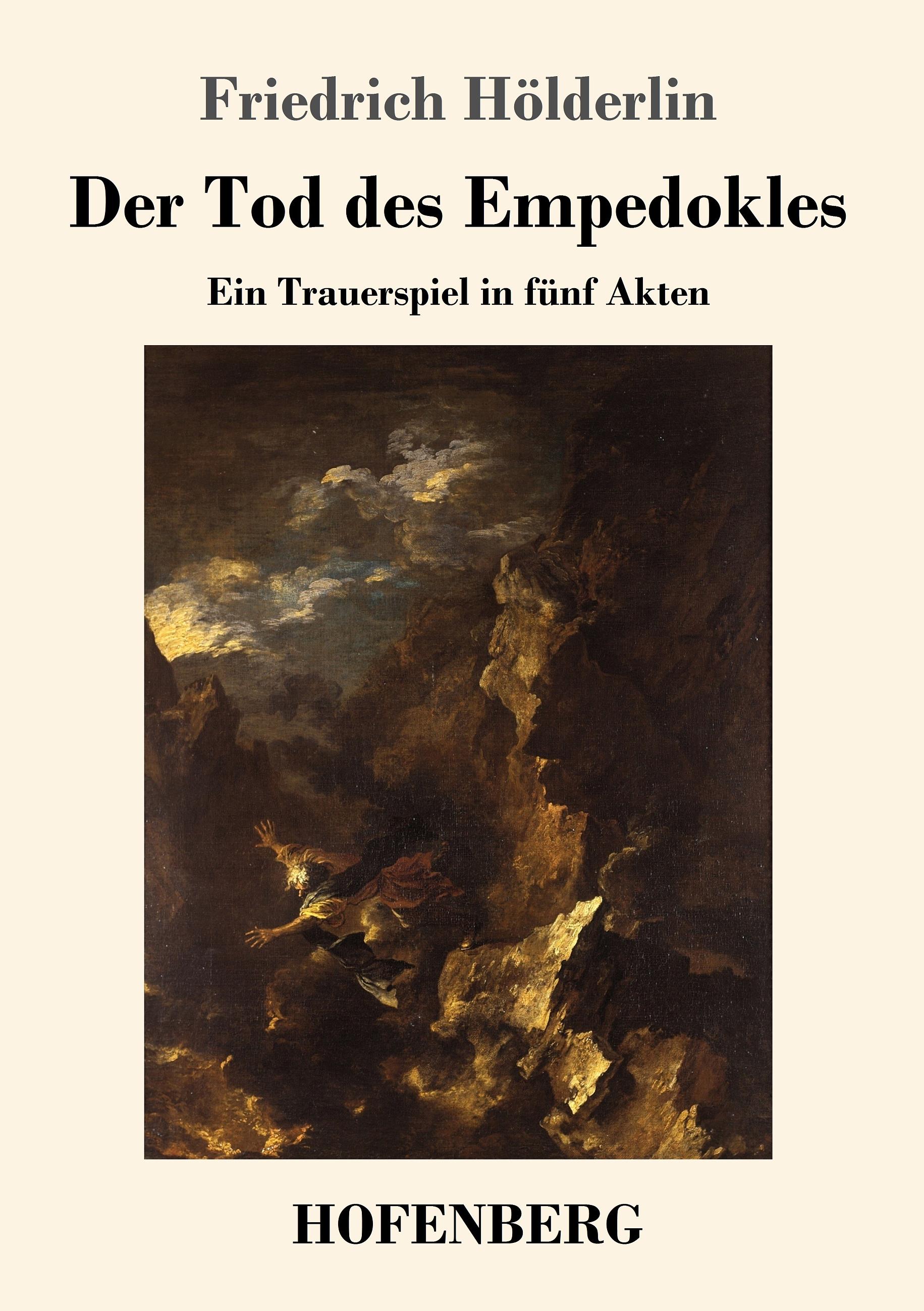 Vorderes Coverbild Der Tod des Empedokles