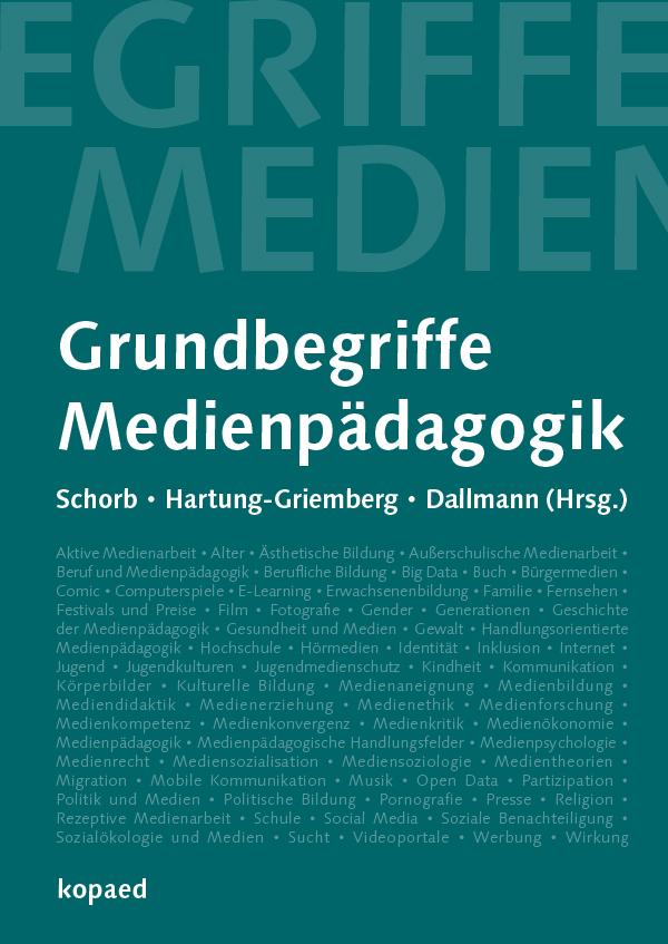 Vorderes Coverbild Grundbegriffe Medienpädagogik