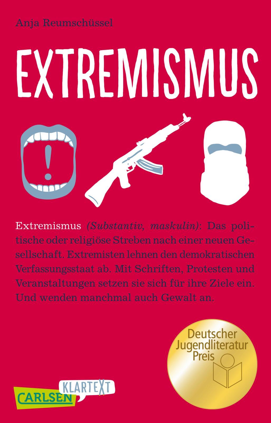 Vorderes Coverbild Carlsen Klartext: Extremismus