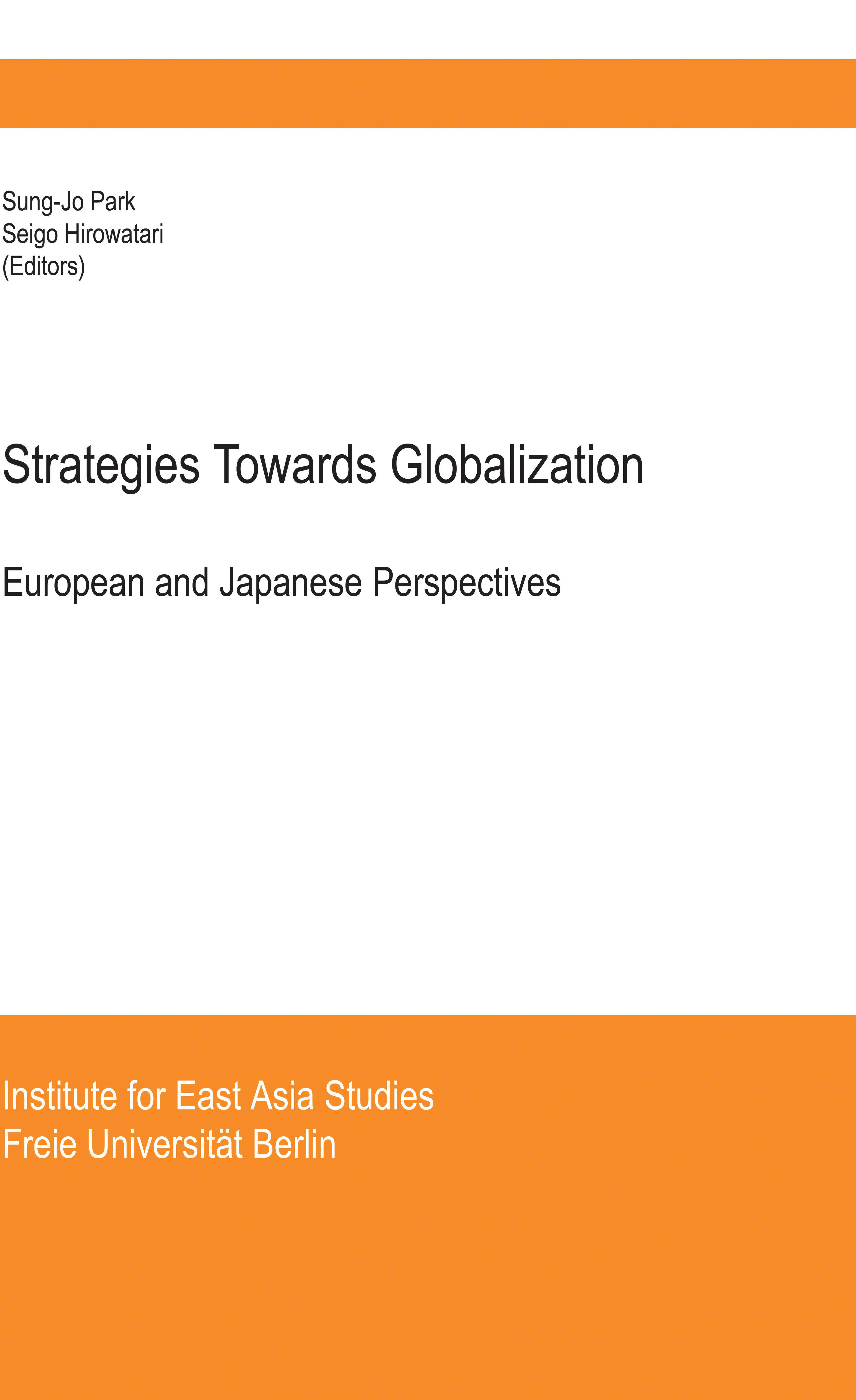 Vorderes Coverbild STRATEGIES TOWARDS GLOBALISATION
