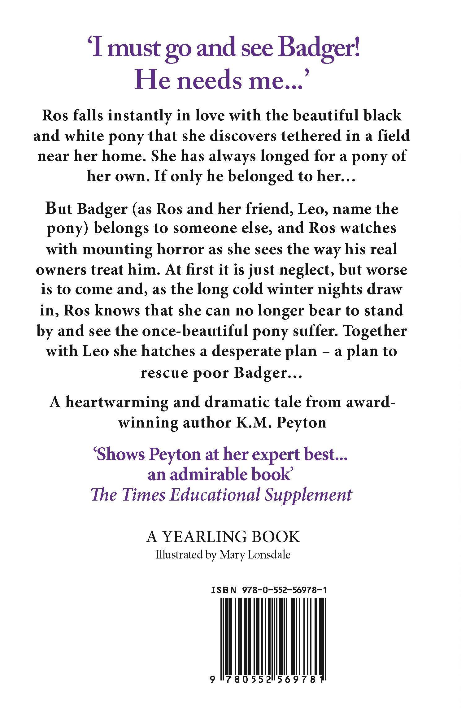 Rückseitencover Poor Badger