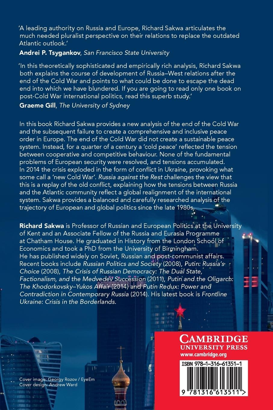 Rückseitencover Russia against the Rest