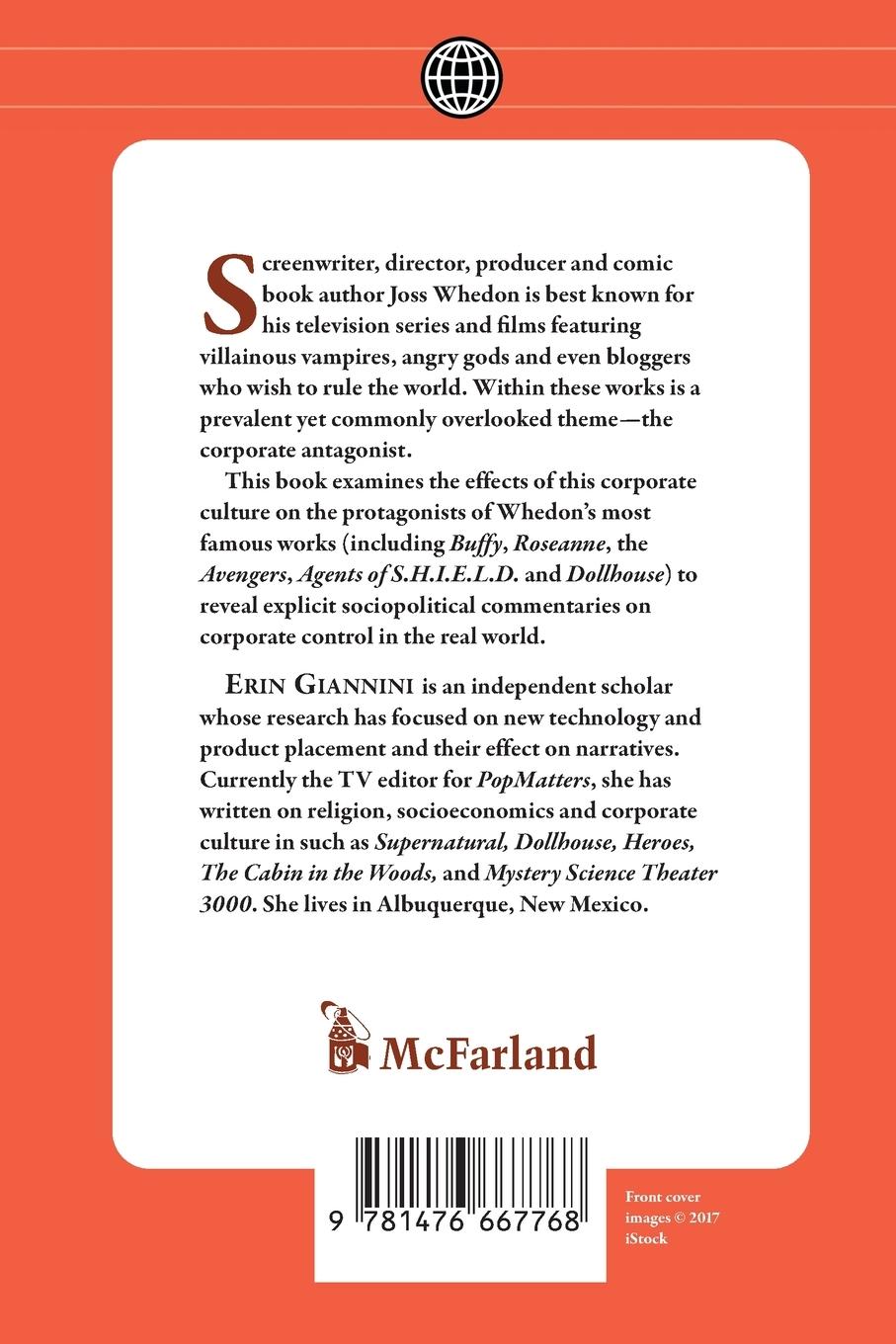 Rückseitencover Joss Whedon Versus the Corporation