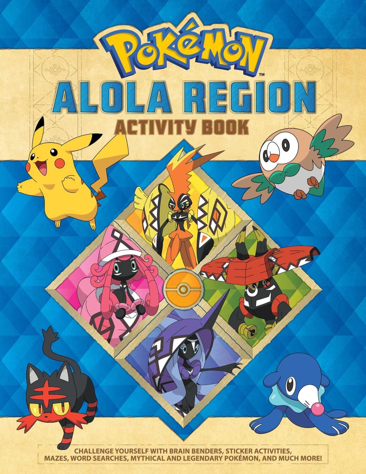 Vorderes Coverbild Pokémon Alola Region Activity Book