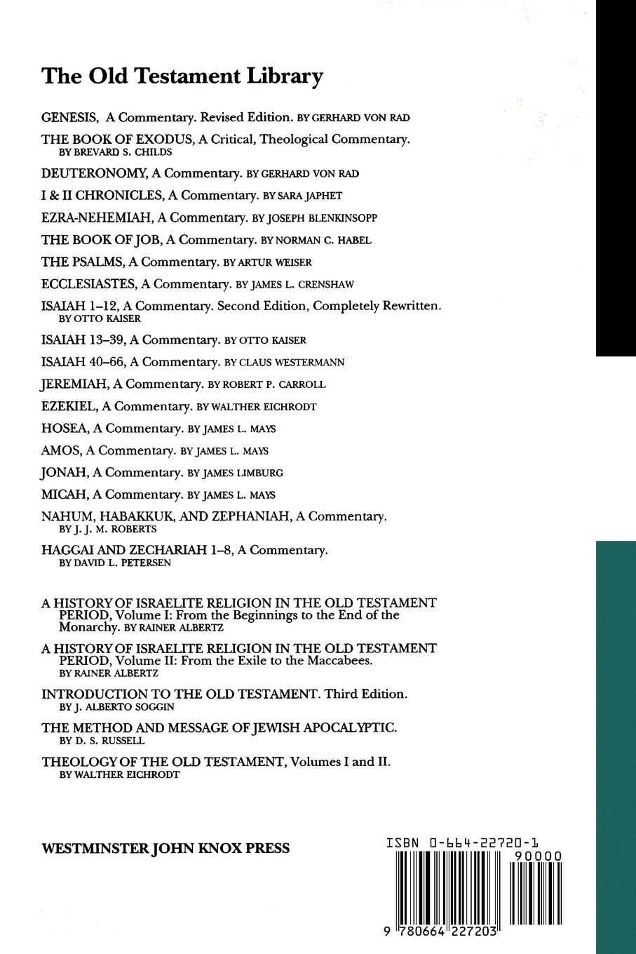 Rückseitencover A History of Israelite Religion, Volume 2