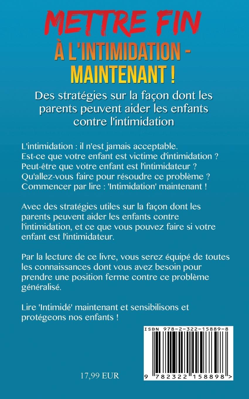Rückseitencover Mettre Fin à l'intimidation - Maintenant !
