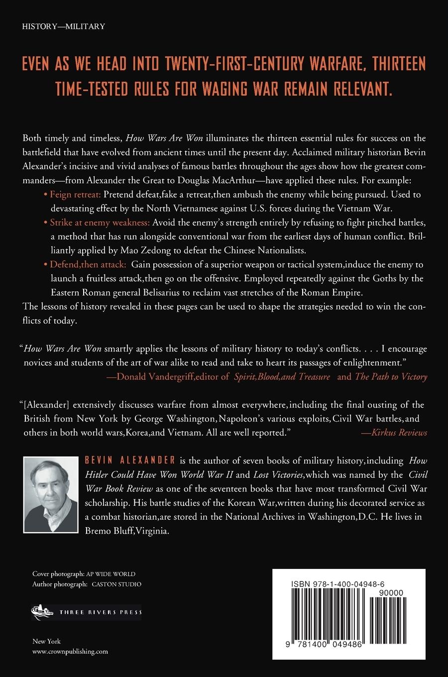 Rückseitencover How Wars Are Won