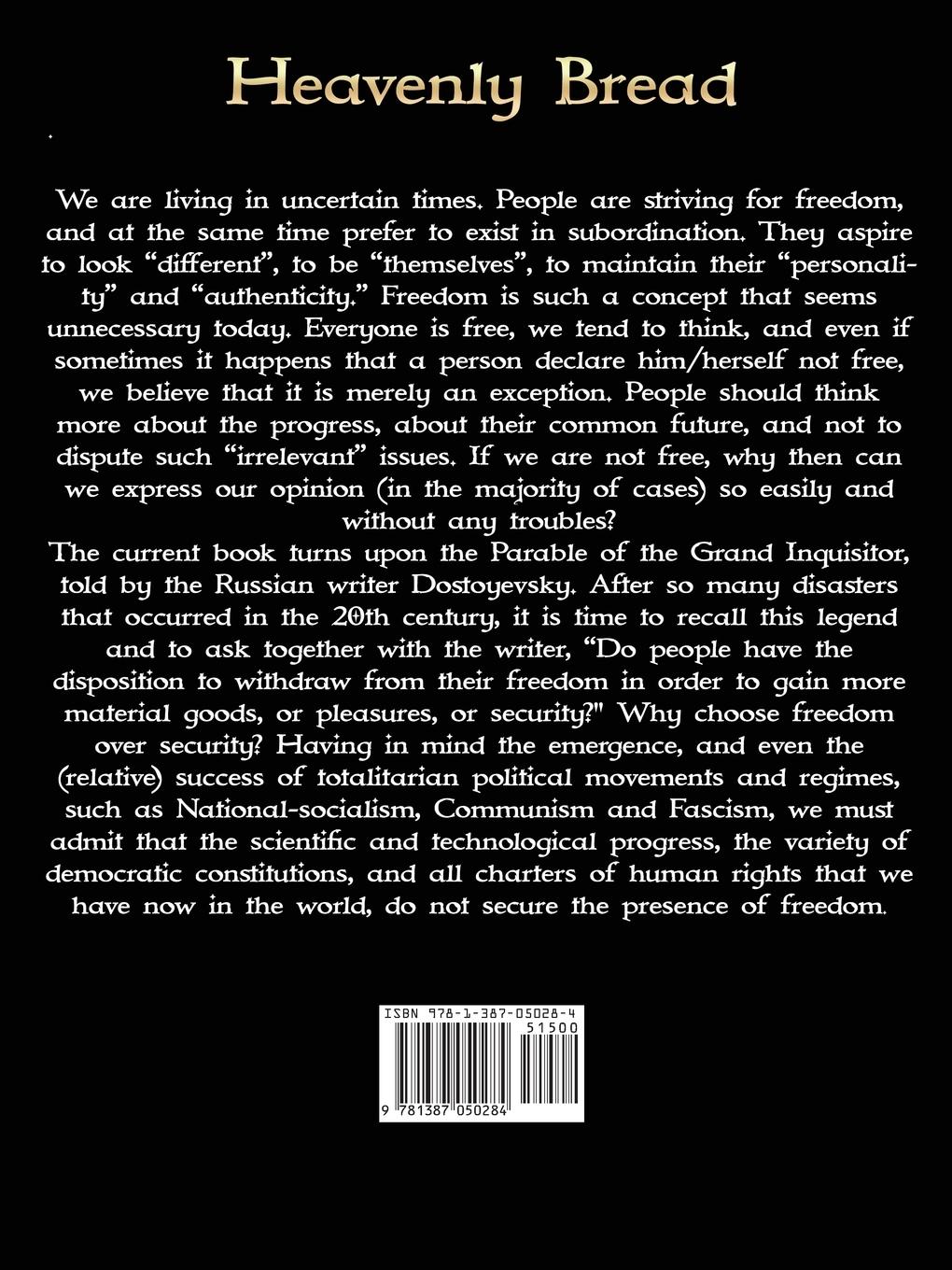 Rückseitencover Heavenly Bread