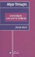 Vorderes Coverbild Estetikte Anlam ve Yorum