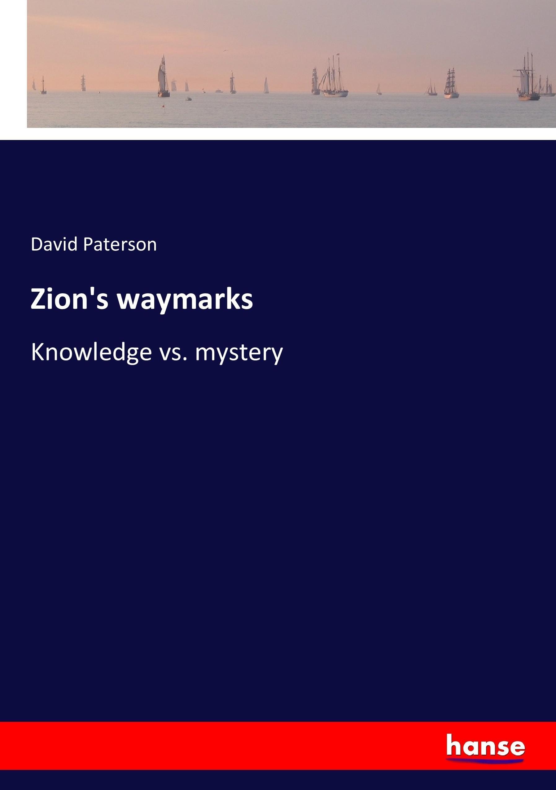 Vorderes Coverbild Zion's waymarks