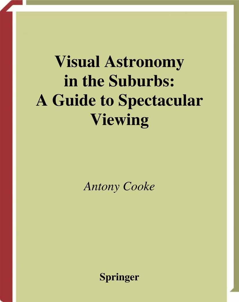 Vorderes Coverbild Visual Astronomy in the Suburbs