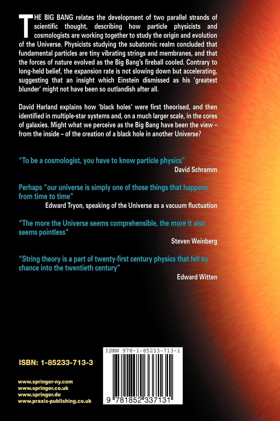 Rückseitencover The Big Bang