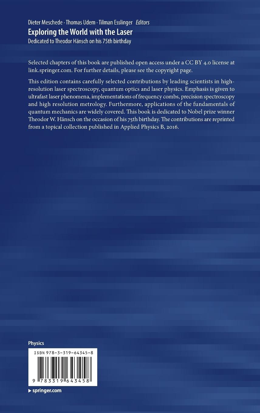 Rückseitencover Exploring the World with the Laser