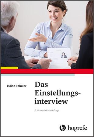 Vorderes Coverbild Das Einstellungsinterview