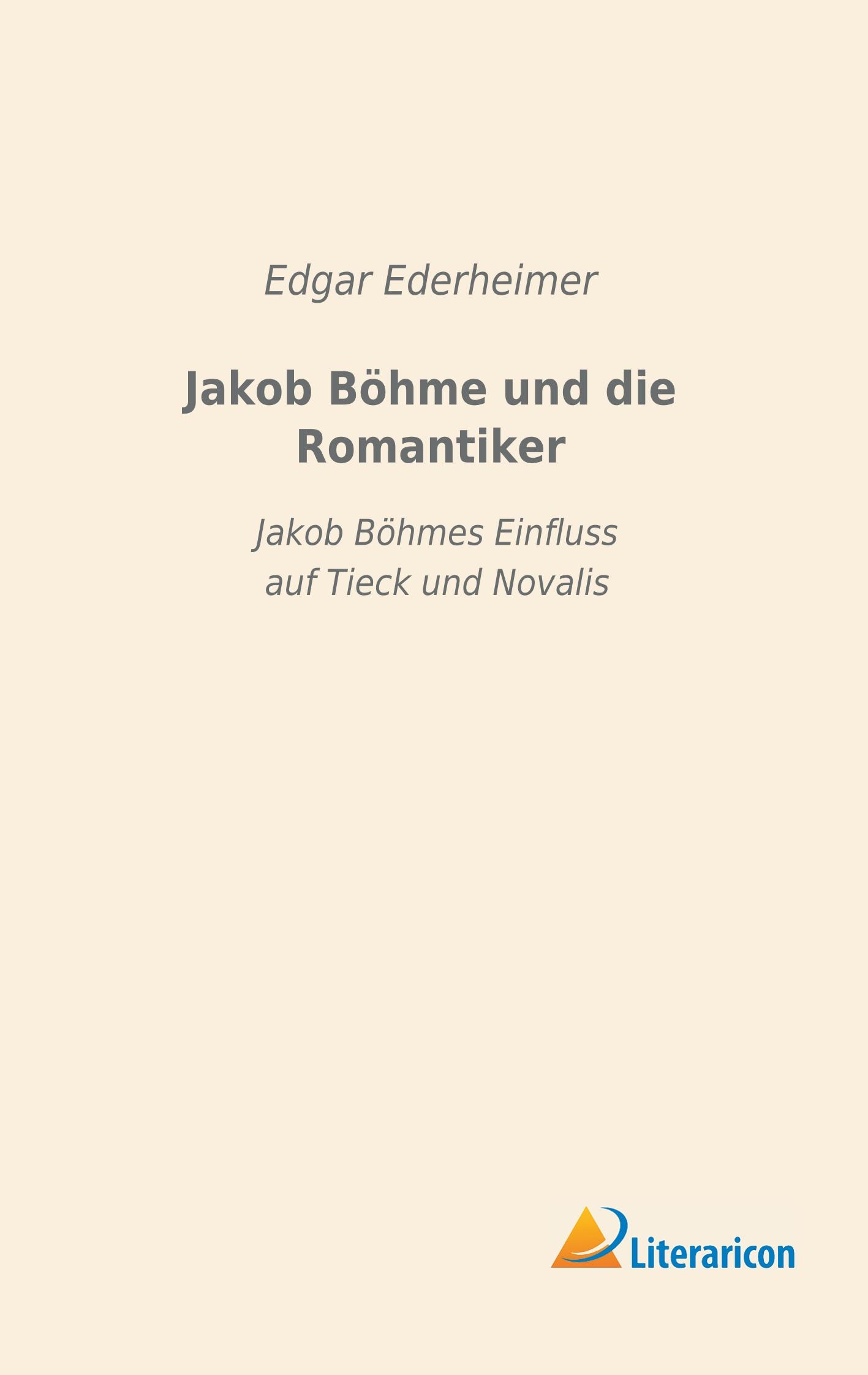 Vorderes Coverbild Jakob Böhme und die Romantiker