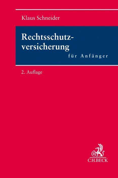 Vorderes Coverbild Rechtsschutzversicherung für Anfänger