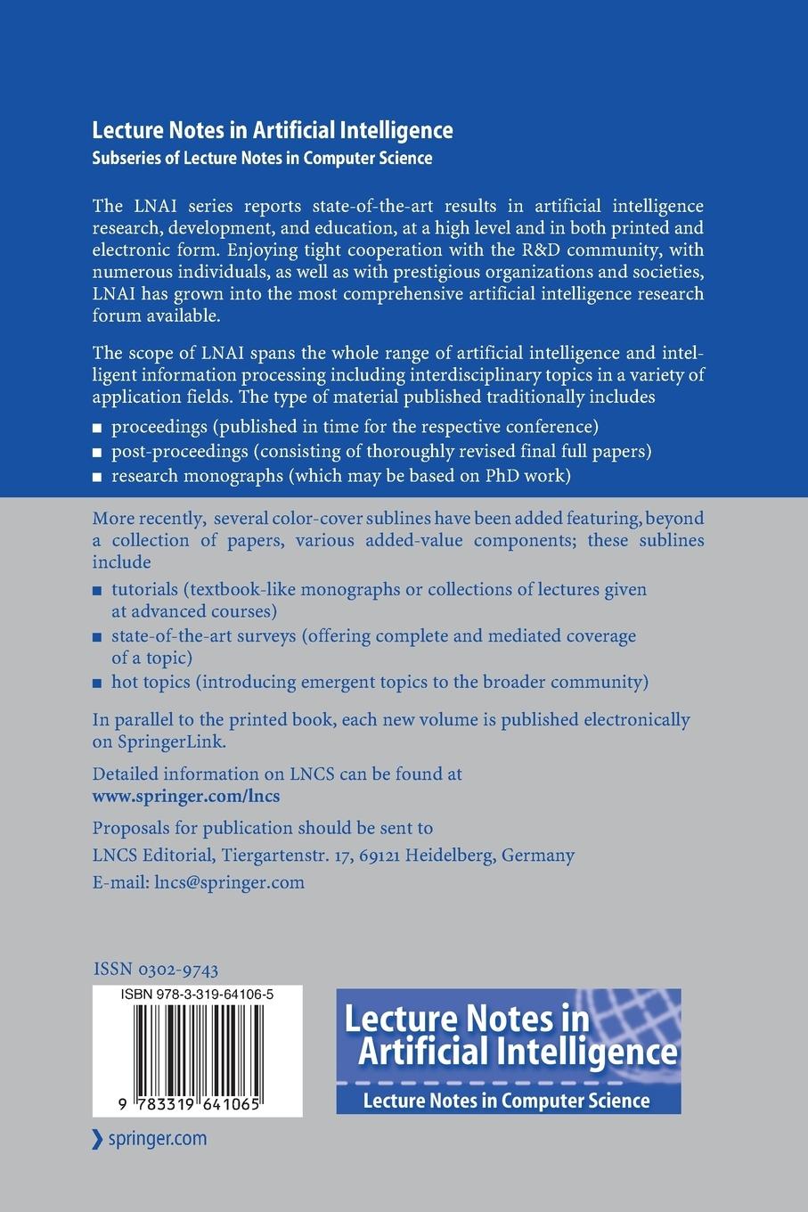 Rückseitencover Towards Autonomous Robotic Systems