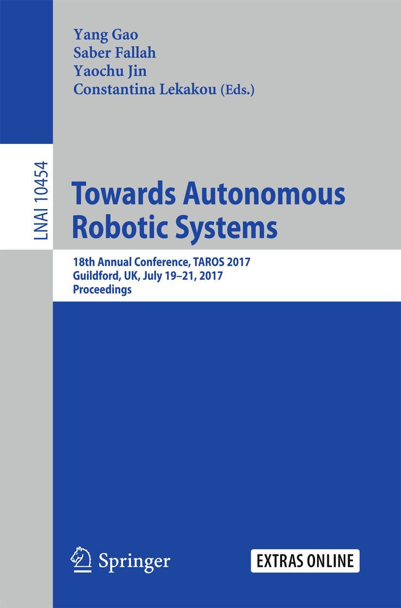 Vorderes Coverbild Towards Autonomous Robotic Systems