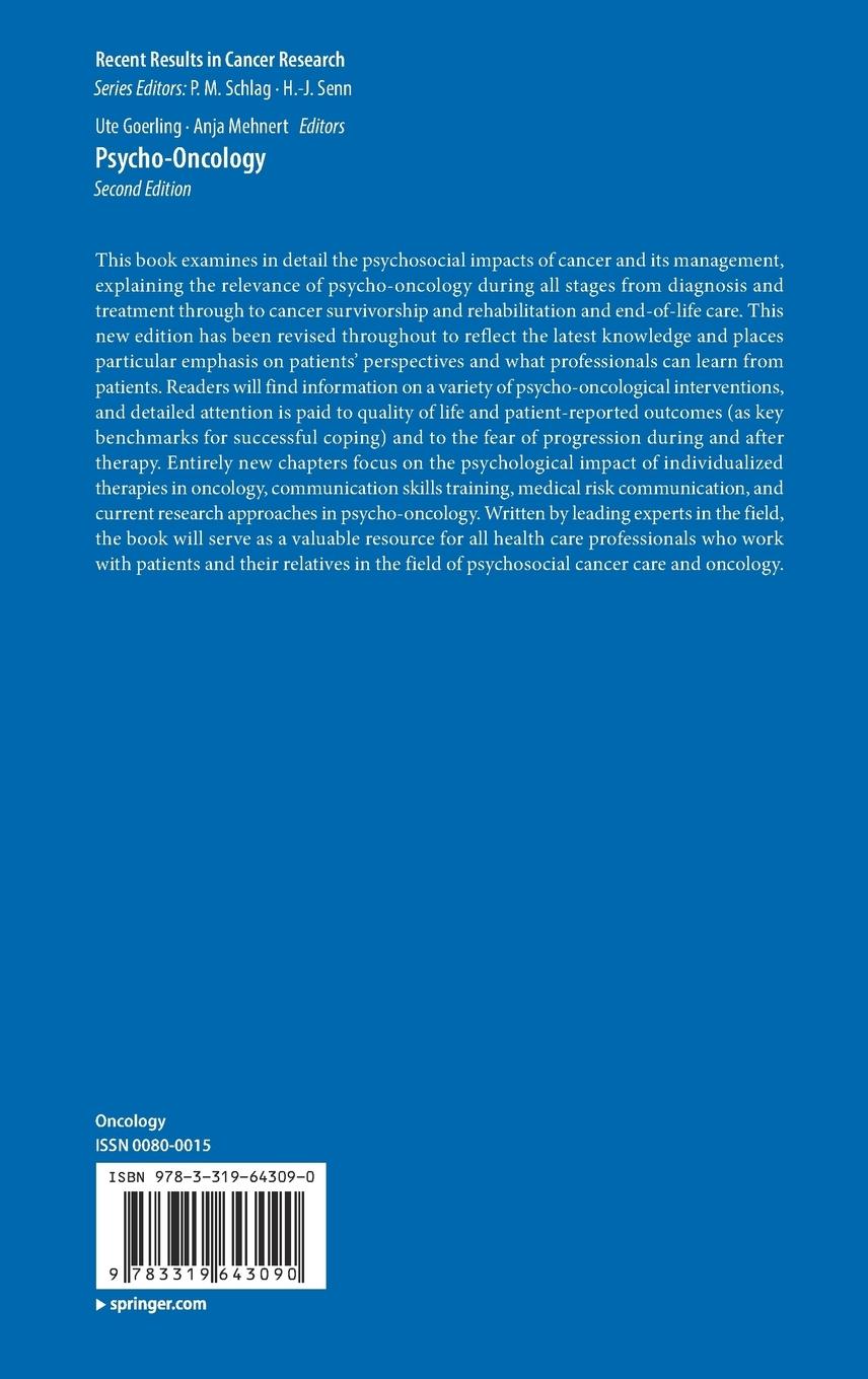 Rückseitencover Psycho-Oncology