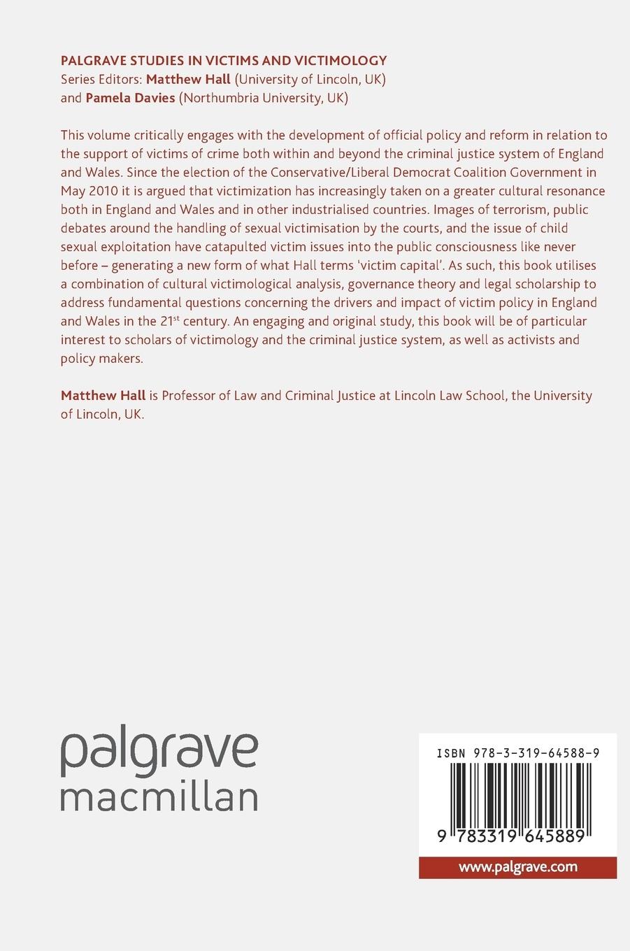 Rückseitencover Victims of Crime