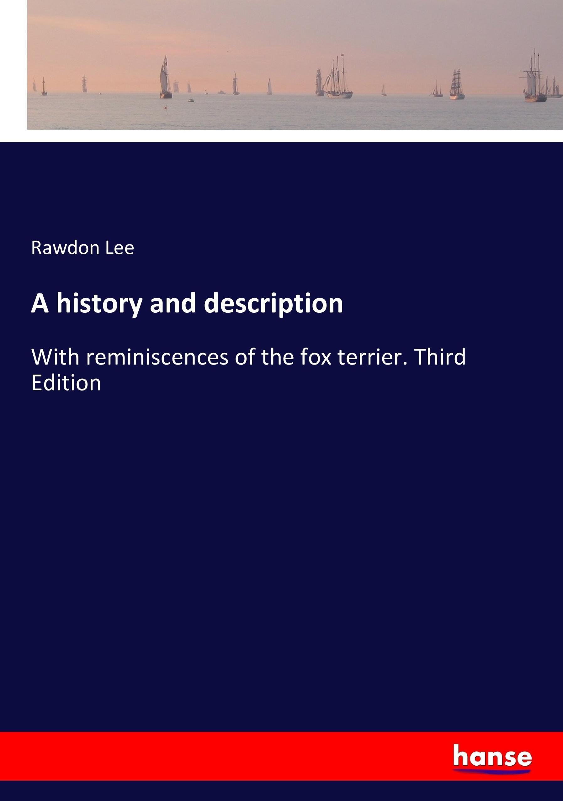 Vorderes Coverbild A history and description