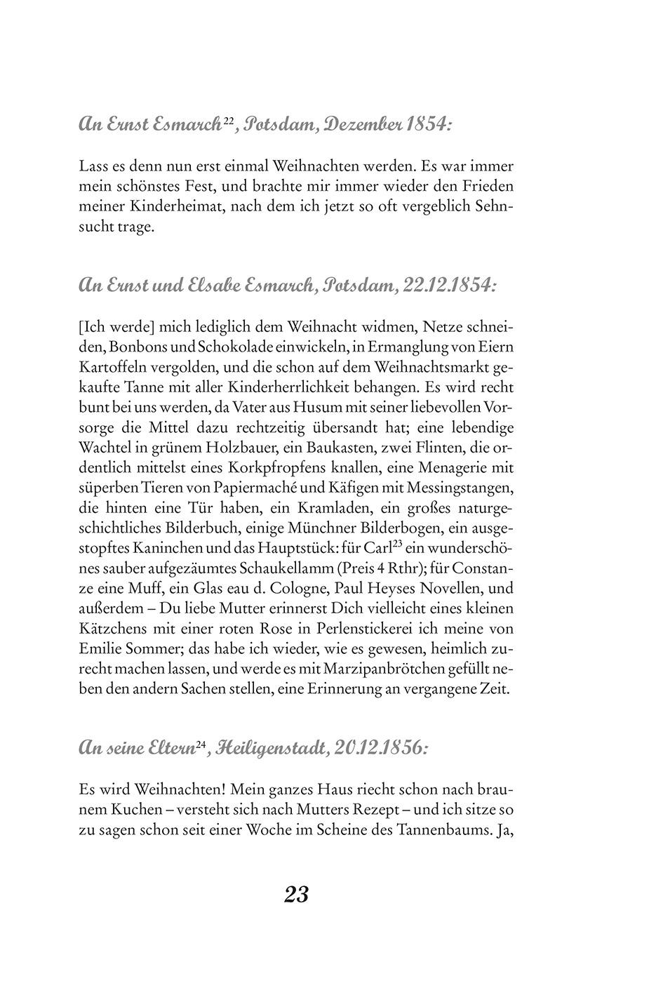 Beispielinhalt (Bild) Theodor Storms Weihnachten