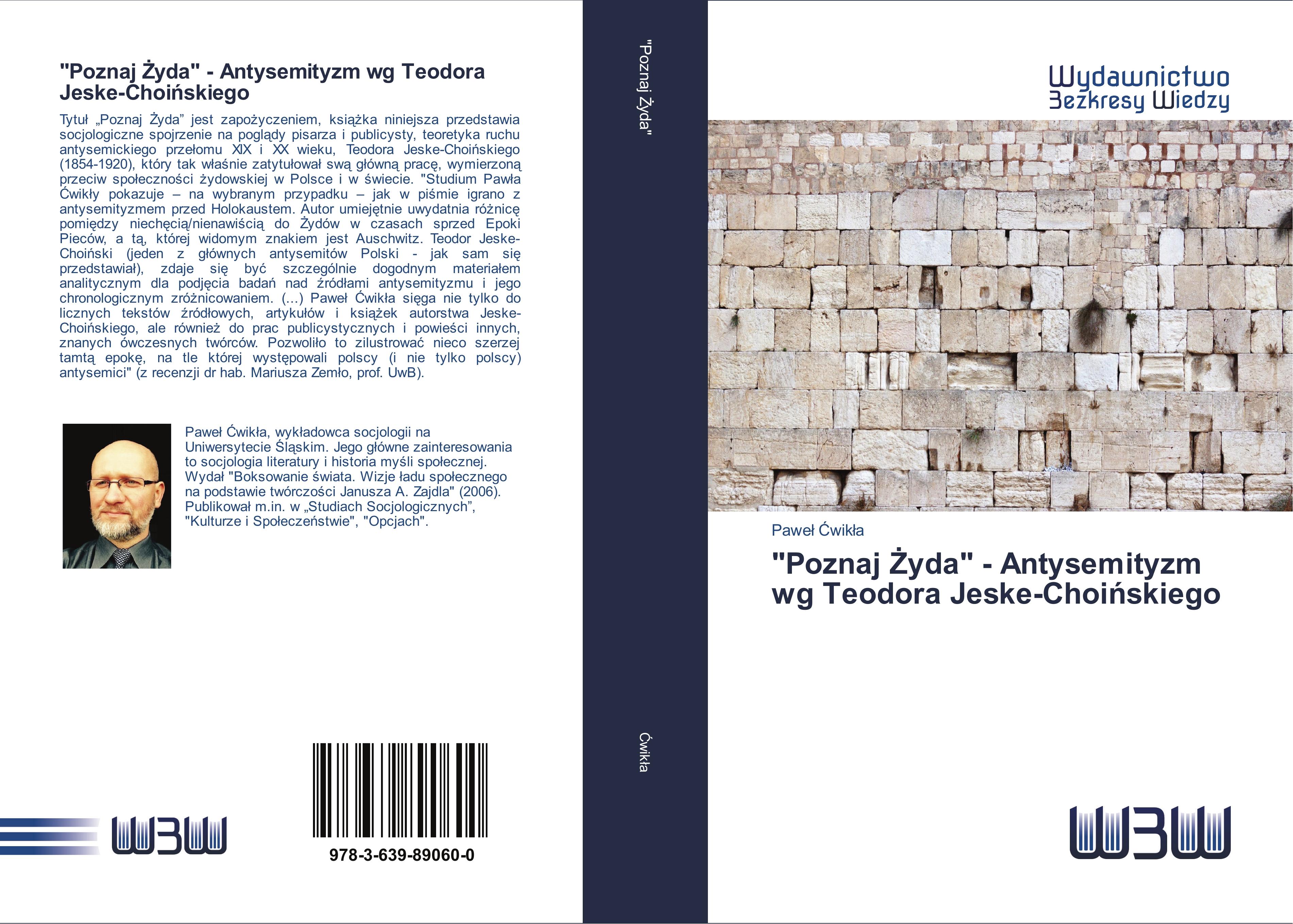 Vorderes Coverbild "Poznaj ¿yda" - Antysemityzm wg Teodora Jeske-Choi¿skiego