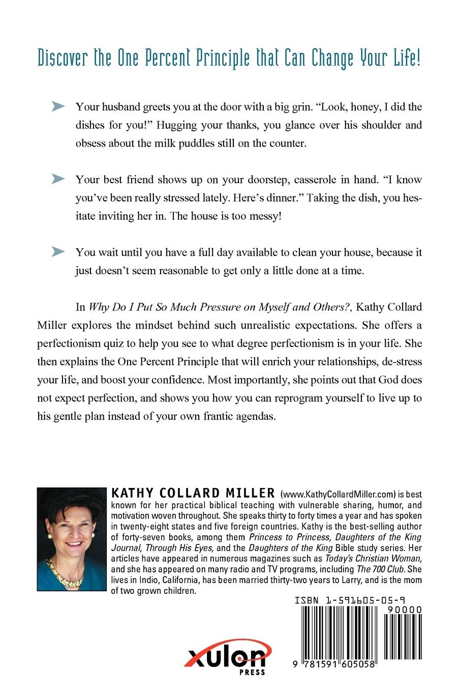 Rückseitencover Why Do I Put So Much Pressure on Myself and Others?