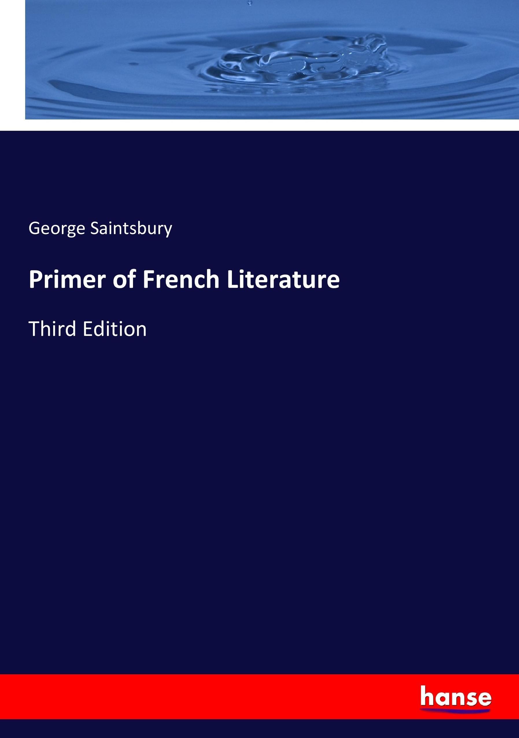 Vorderes Coverbild Primer of French Literature