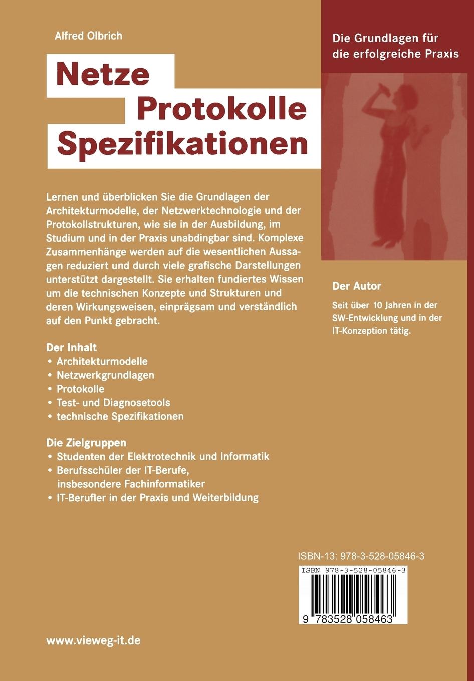 Rückseitencover Netze - Protokolle - Spezifikationen